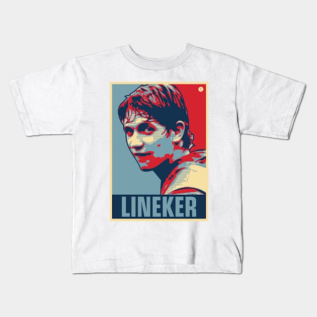 Lineker Kids T-Shirt by DAFTFISH